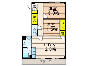 伸晃マンションの物件間取画像